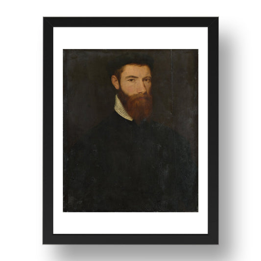 Netherlandish: Portrait of a Man, Poster in 17x13"(A3) Frame