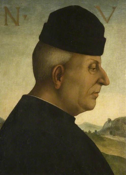 Niccolo Vitelli, vintage artwork by Luca Signorelli, A3 (16x12") Poster Print