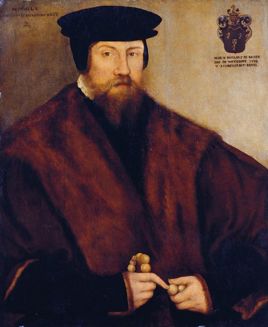 Nicolas de Backer, vintage artwork by Lucas Cranach the Elder, A3 (16x12") Poster Print