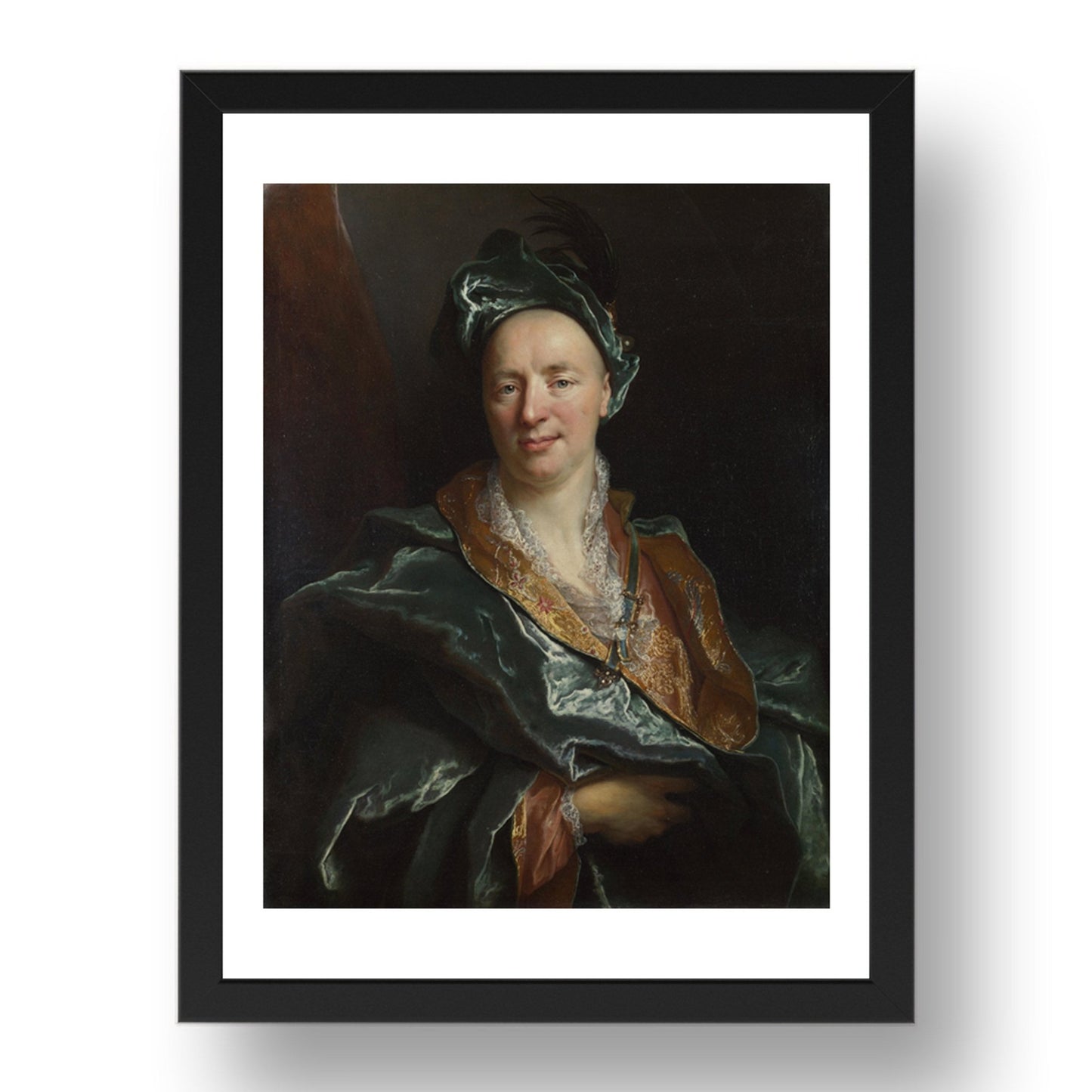 Nicolas de Largillierre: Portrait of a Man, Poster in 17x13"(A3) Frame