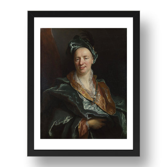 Nicolas de Largillierre: Portrait of a Man, Poster in 17x13"(A3) Frame