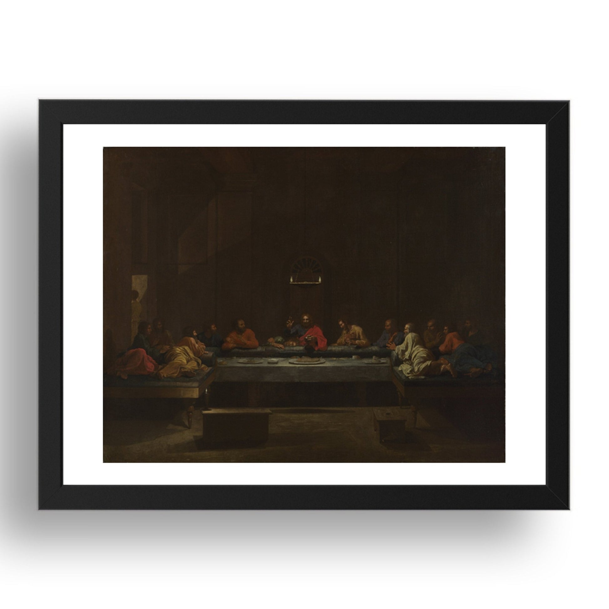 Nicolas Poussin: Eucharist, Poster in 17x13"(A3) Frame