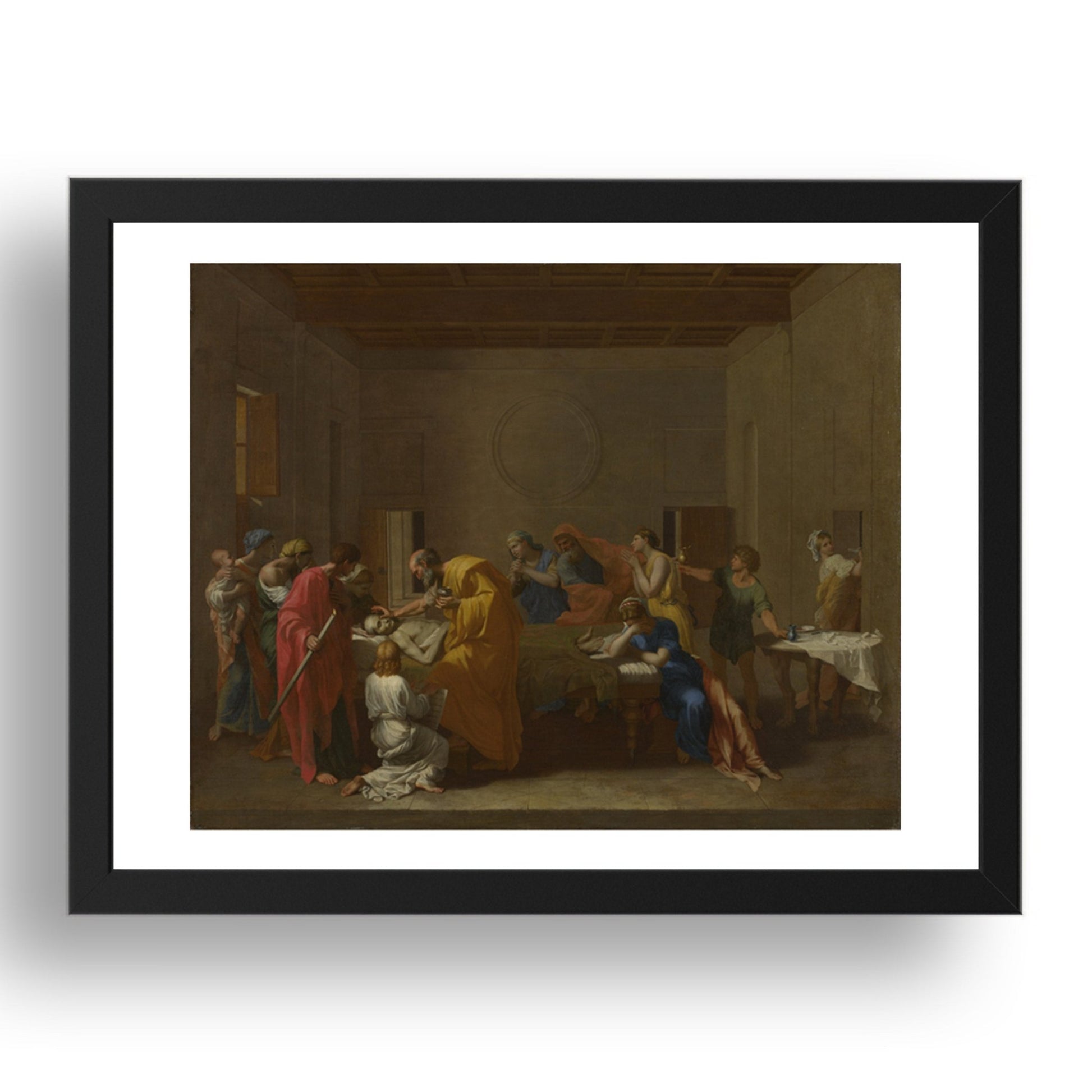 Nicolas Poussin: Extreme Unction, Poster in 17x13"(A3) Frame