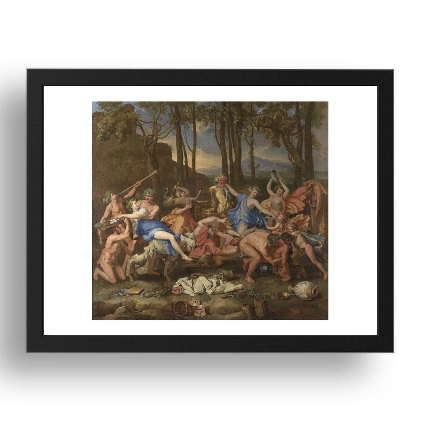 Nicolas Poussin: The Triumph of Pan, Poster in 17x13"(A3) Frame