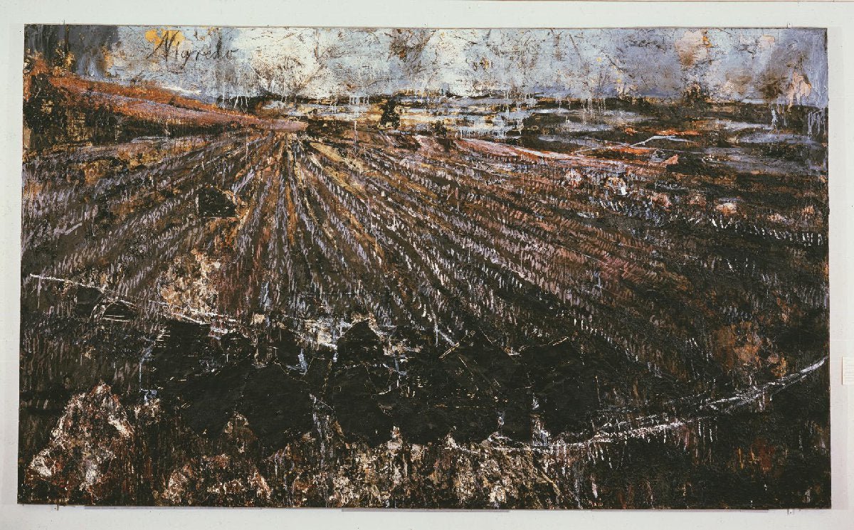 Nigredo by Anselm Kiefer, vintage art, modern poster print