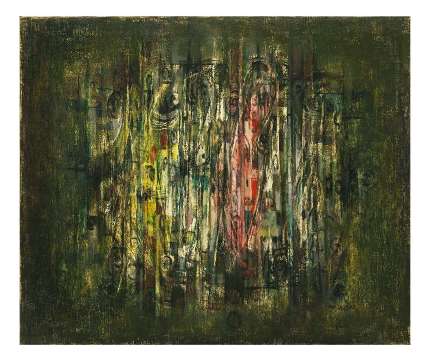 Norman Lewis - Untitled, 16x12" (A3) Poster Print