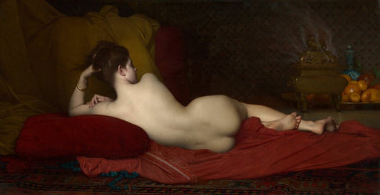 Odalisque by  Jules Joseph Lefebvre, 23x16"( A2 size) Poster Print