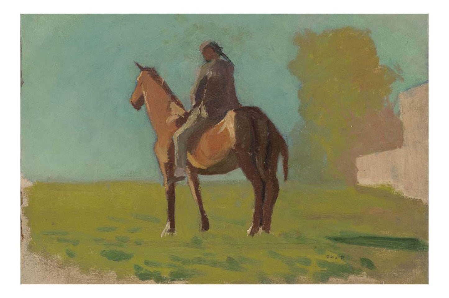 Odilon Redon - Apache, 16x12" (A3) Poster Print