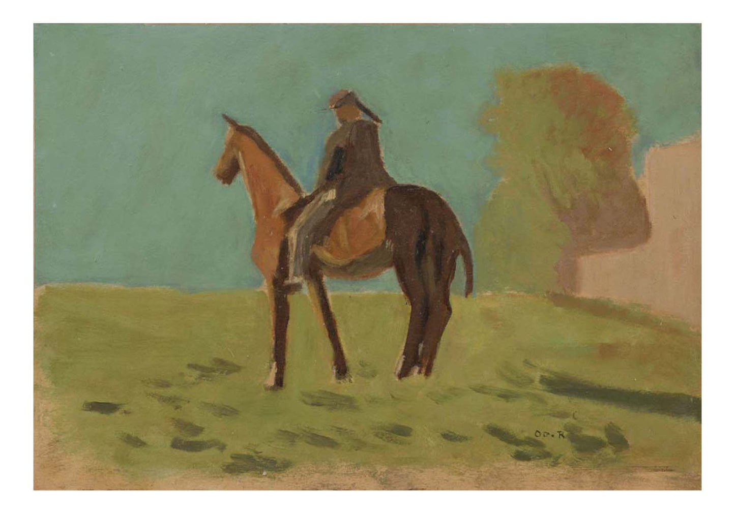 Odilon Redon - Apache (2), 16x12" (A3) Poster Print