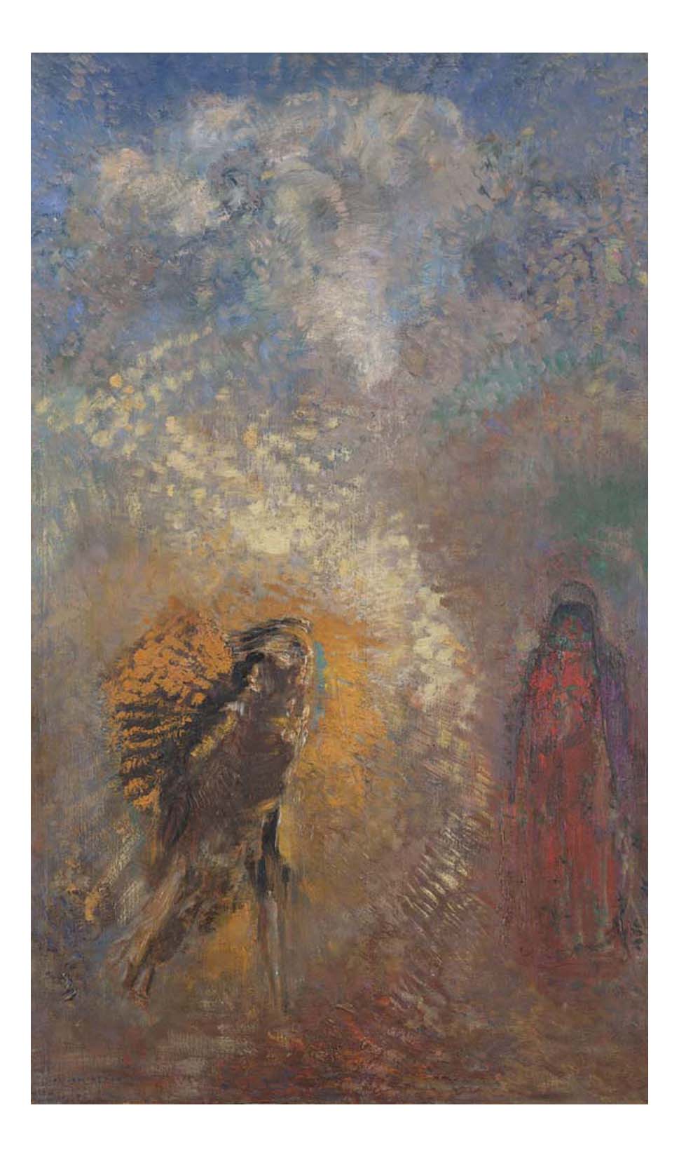 Odilon Redon - Apparition, 16x12" (A3) Poster Print