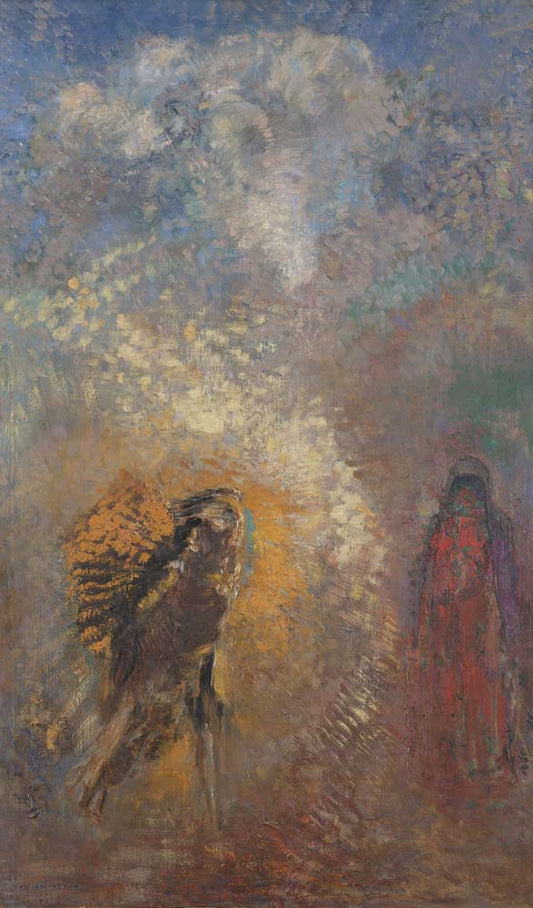 Odilon Redon - Apparition, vintage art, modern poster print