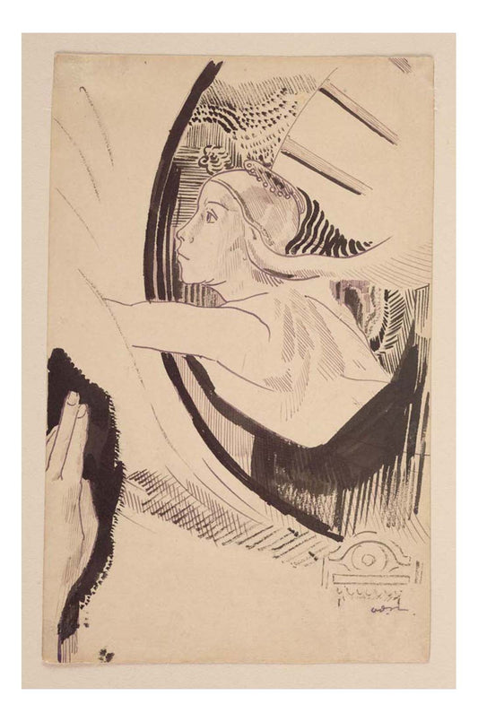 Odilon Redon - Diana, 16x12" (A3) Poster Print