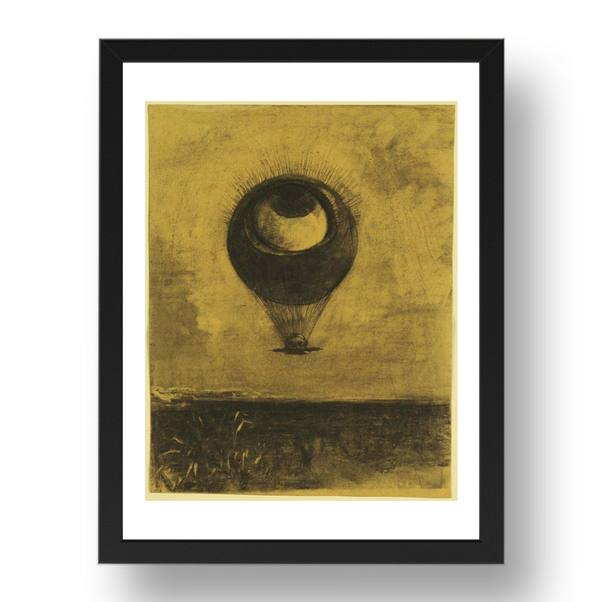 Odilon Redon: Eye Balloon, modernist artwork, Poster Print – Period Prints