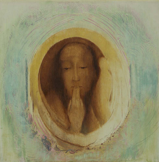Odilon Redon - Silence, vintage art, modern poster print