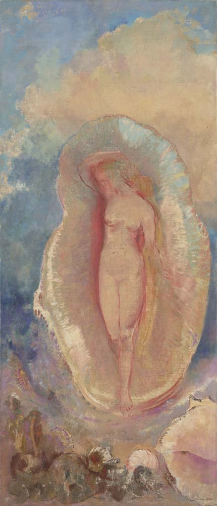 Odilon Redon - The Birth of Venus, vintage art, modern poster print