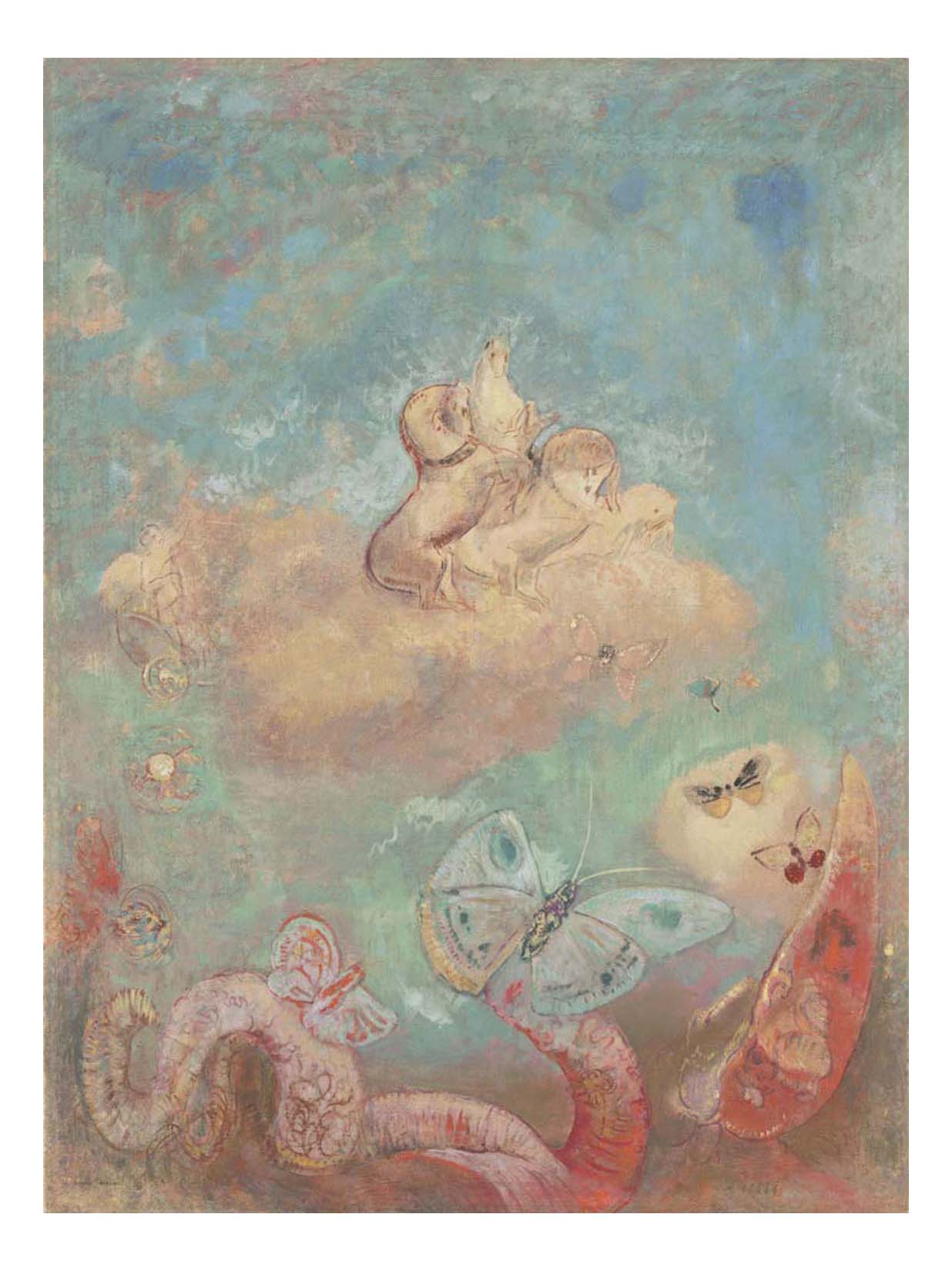 Odilon Redon - The Chariot of Apollo, 16x12" (A3) Poster Print