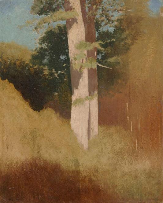 Odilon Redon - Trees in the Blue Sky, vintage art, modern poster print
