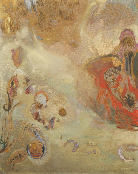 Odilon Redon - Underwater Vision, vintage art, modern poster print