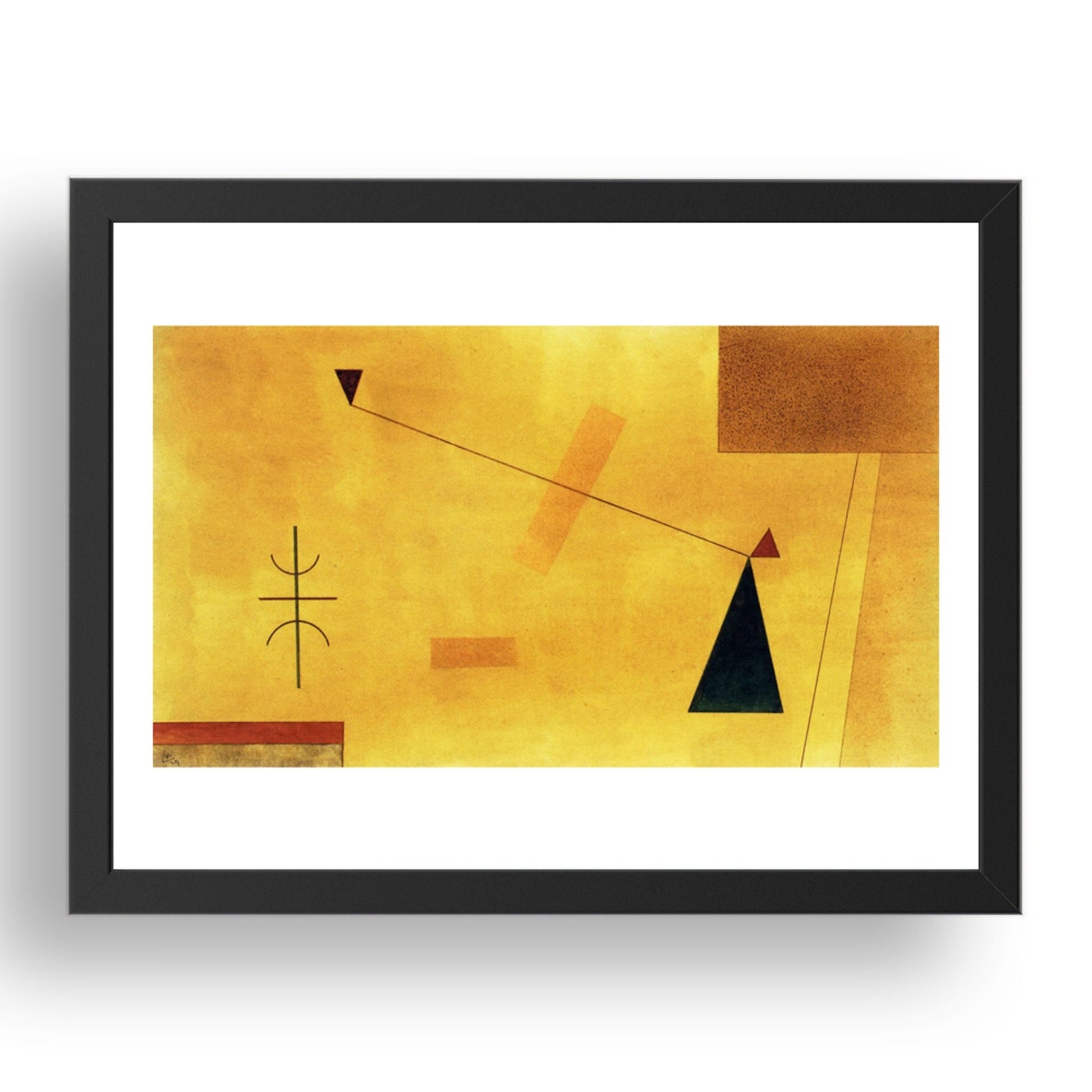 Off Balance 1929 by Wassily Kandinsky, 17x13" Frame