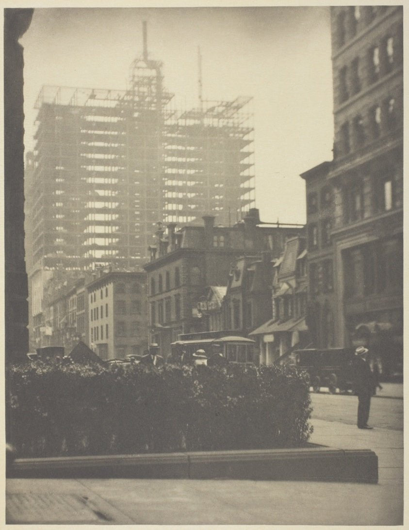 Old and New New York by  Alfred Stieglitz, 23x16"( A2 size) Poster Print