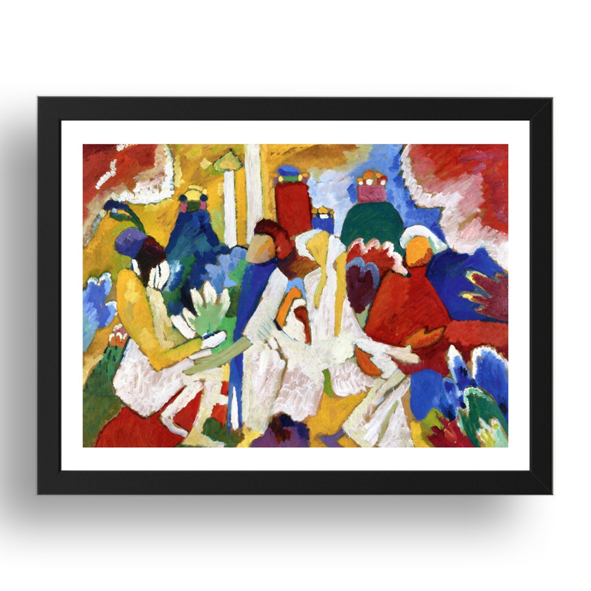 Oriental 1909 by Wassily Kandinsky, 17x13" Frame