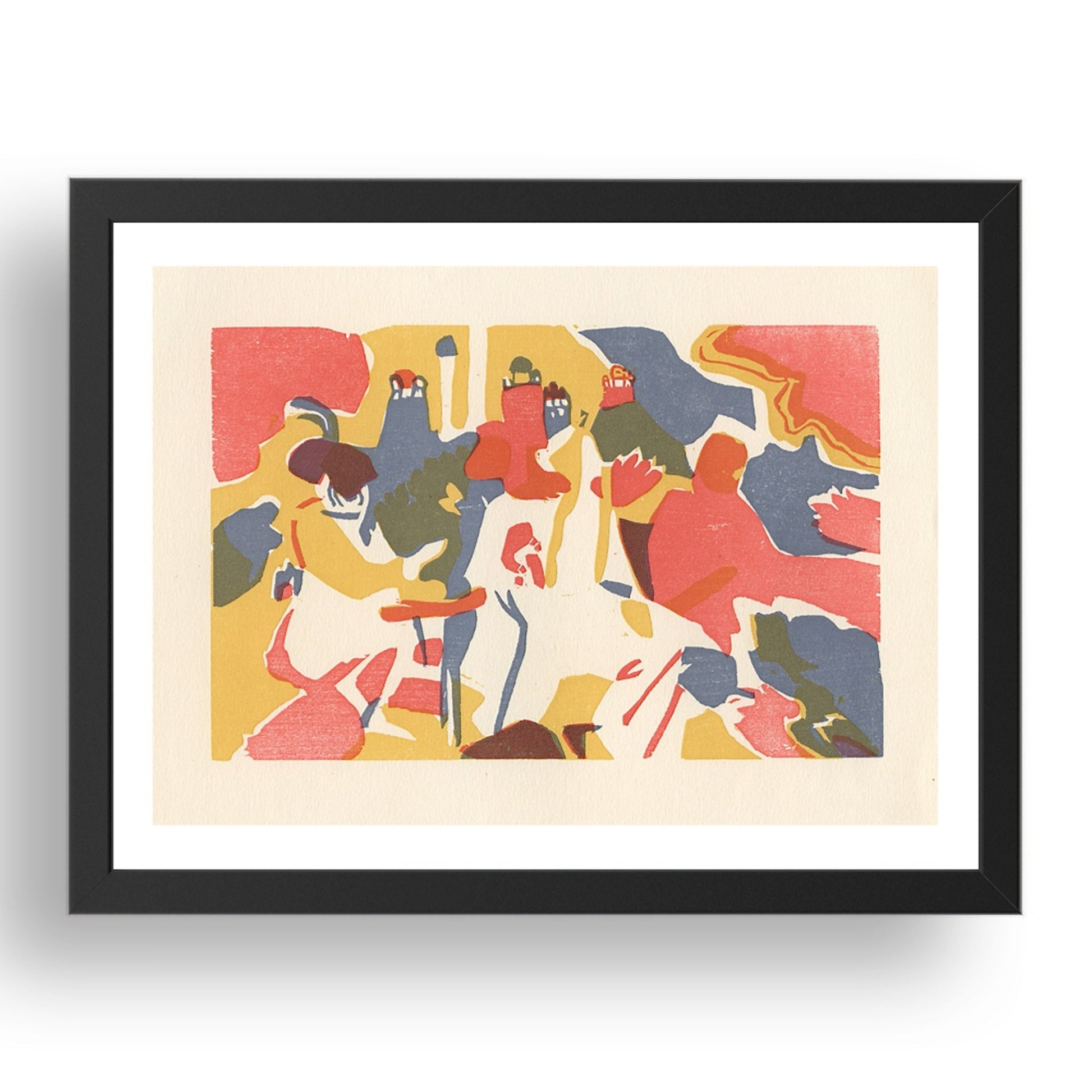 Orientallsches 1938 by Wassily Kandinsky, 17x13" Frame