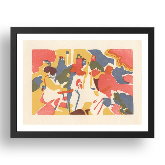 Orientallsches 1938 by Wassily Kandinsky, 17x13" Frame