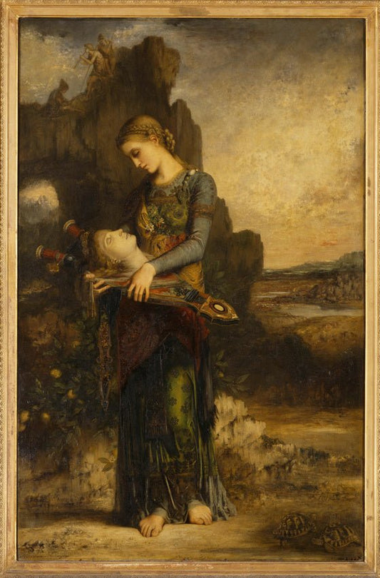 Orpheus by Gustave Moreau, vintage art, modern poster print