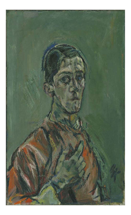 Oskar Kokoschka - Self-Portrait, 16x12" (A3) Poster Print
