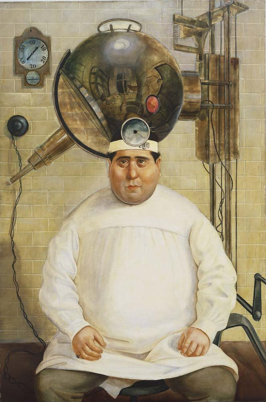Otto Dix - Dr. Mayer-Hermann, vintage art, modern poster print