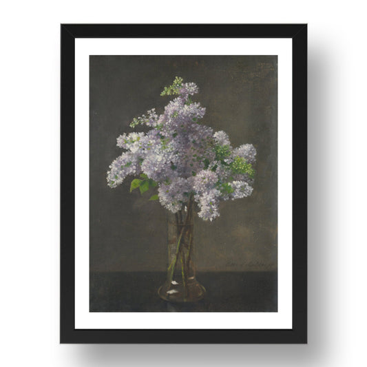 Otto Franz Scholderer: Lilac, Poster in 17x13"(A3) Frame