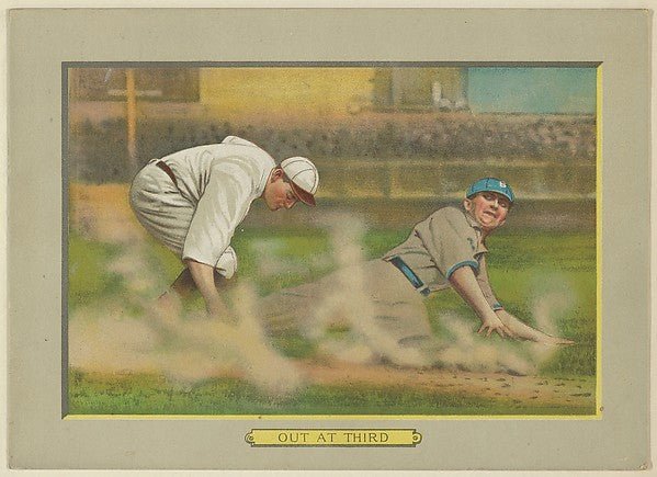 :Out at Third from Turkey Red Cabinets c1911-16x12"(A3) Poster