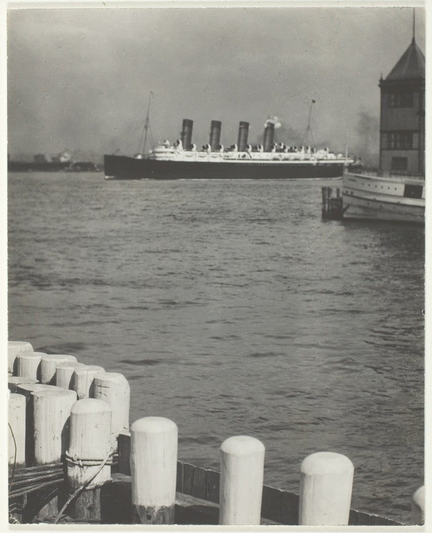 Outward Bound, The Mauretania by  Alfred Stieglitz, 23x16"( A2 size) Poster Print