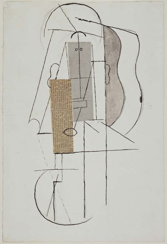 Pablo Picasso - Head (2), vintage art, modern poster print