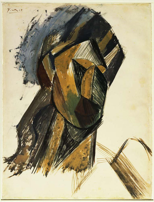 Pablo Picasso - Head of a Woman, vintage art, modern poster print