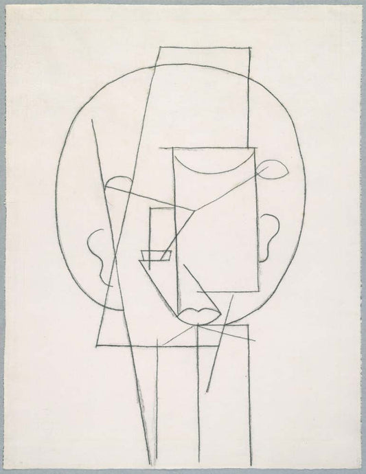 Pablo Picasso - Head, vintage art, modern poster print