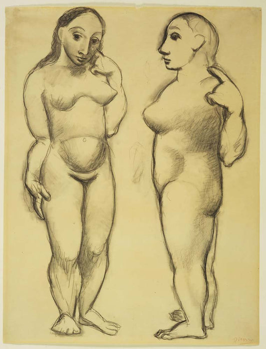 Pablo Picasso - Two Nudes, vintage art, A3 (16x12")  Poster Print 