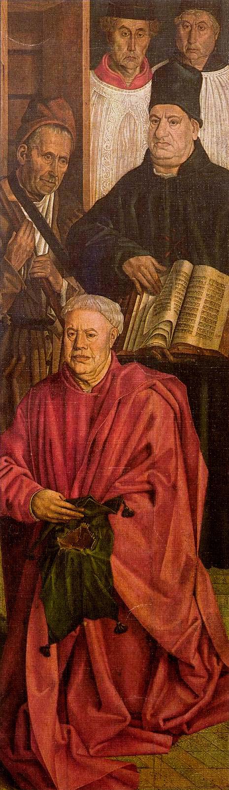 Painel da Reliquia, vintage artwork by Nuno Gonçalves, A3 (16x12") Poster Print