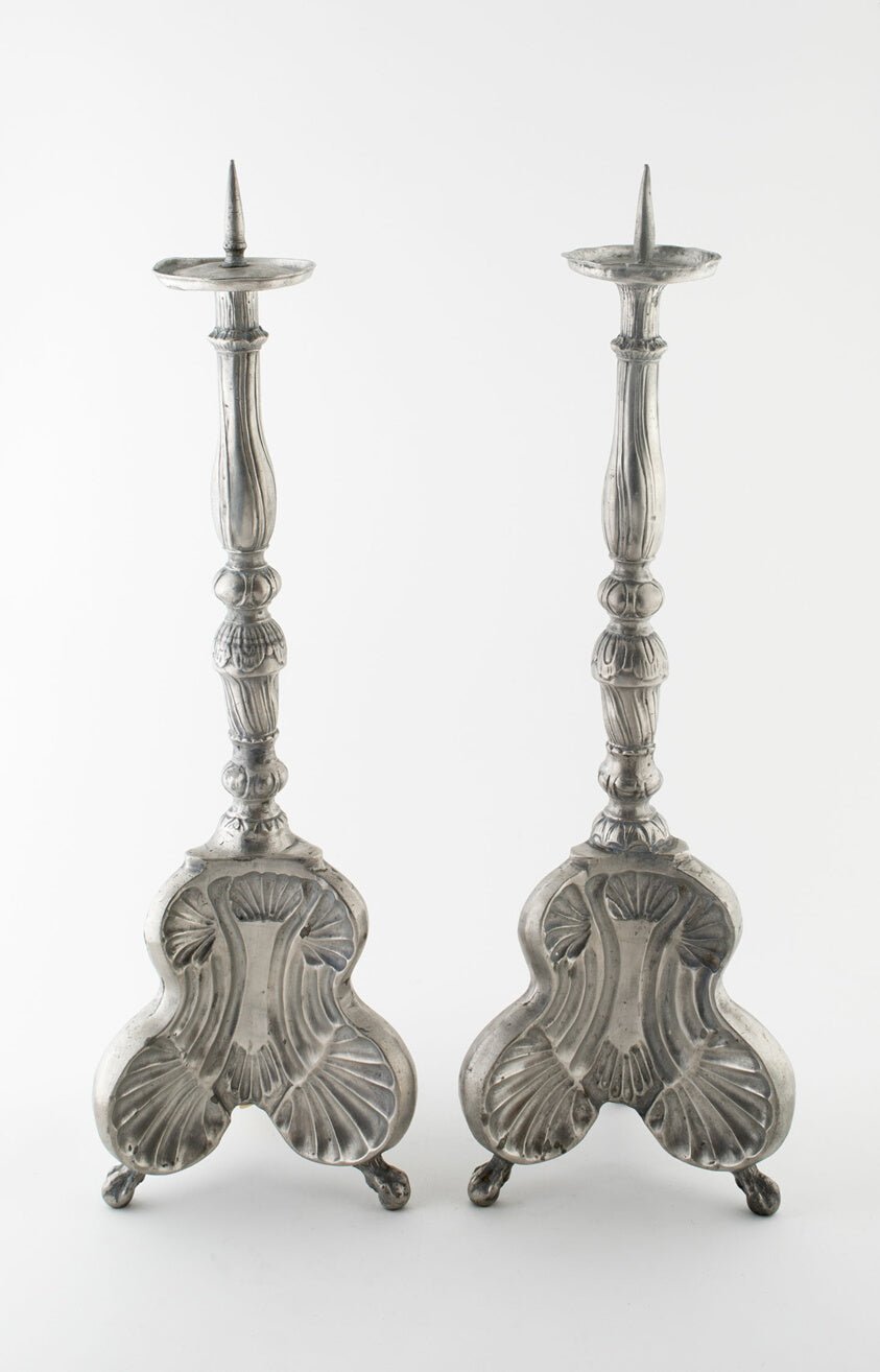 Pair of Altar Candlesticks by  Germany, 23x16"( A2 size) Poster Print