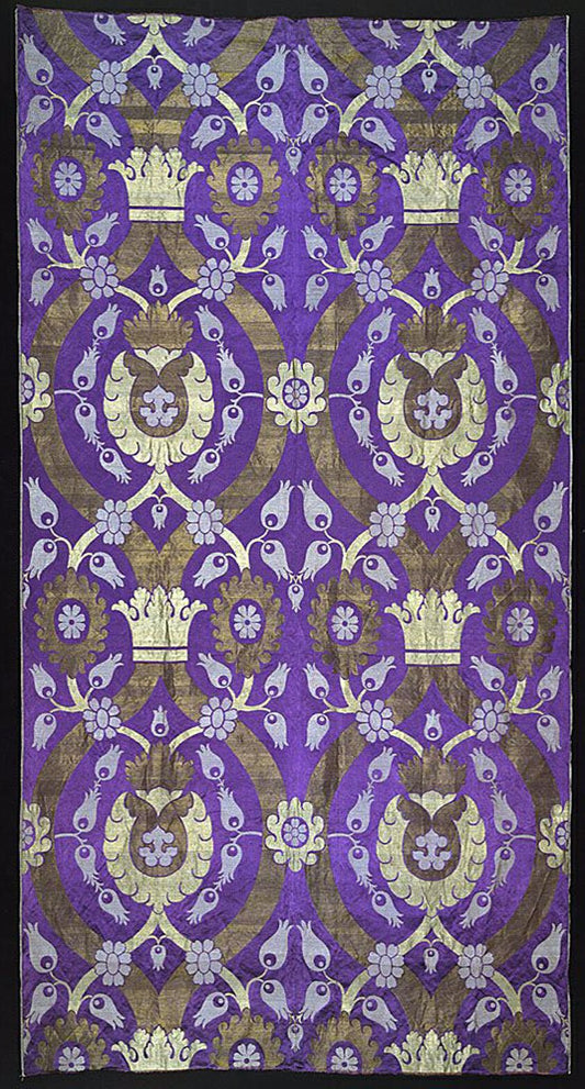 Panel (Furnishing Fabric) by  Designed by  Alexander Morton (Scottish, 1844–1921), 23x16"( A2 size) Poster Print