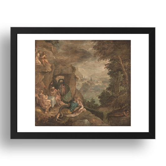 Paolo Fiammingo: Landscape with a Scene of Enchantment, Poster in 17x13"(A3) Frame