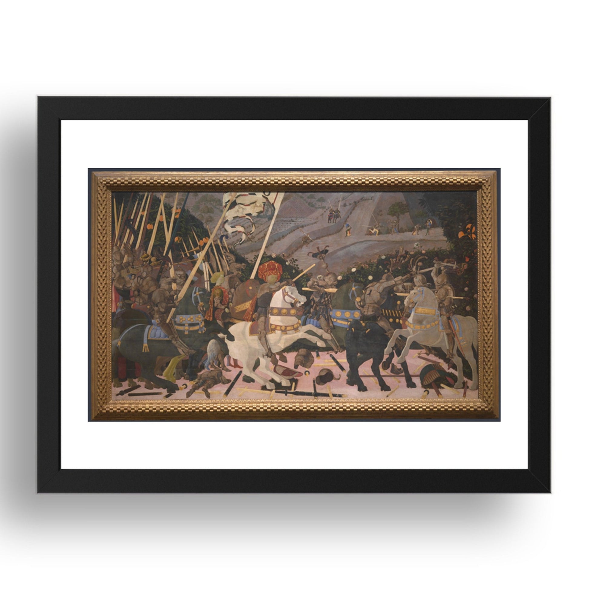 Paolo Uccello: The Battle of San Romano, Poster in 17x13"(A3) Frame