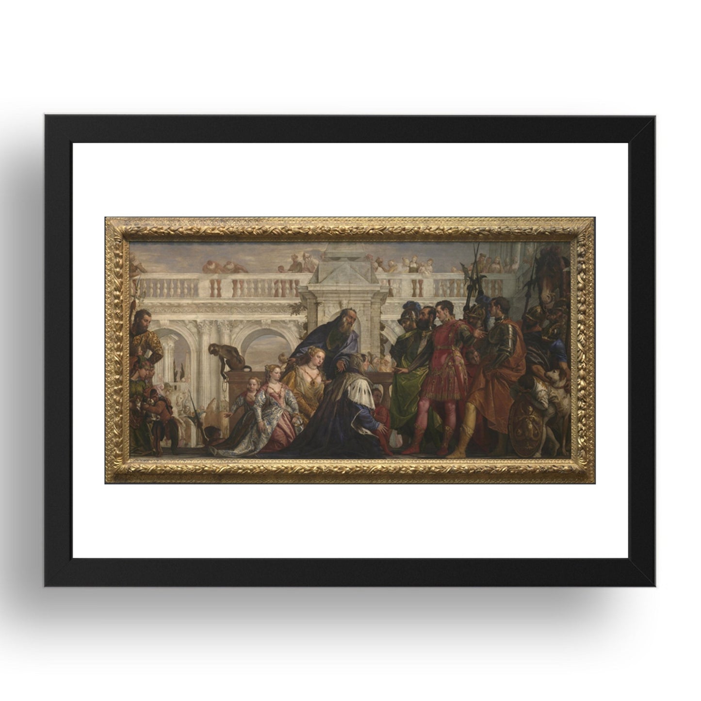 Paolo Veronese: The Family of Darius before Alexander, Poster in 17x13"(A3) Frame