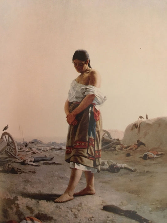 Paraguay: Image of Your Desolate Country by Juan Manuel Blanes, vintage art, modern poster print