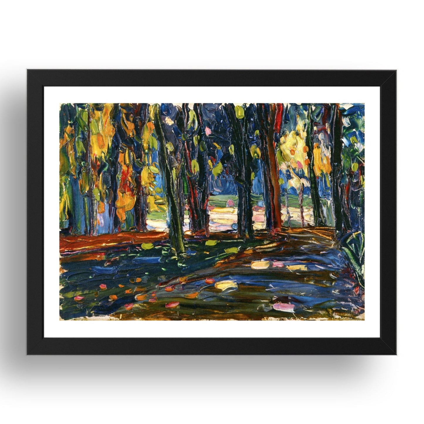 Park of St. Cloud Autumn II 1906 by Wassily Kandinsky, 17x13" Frame