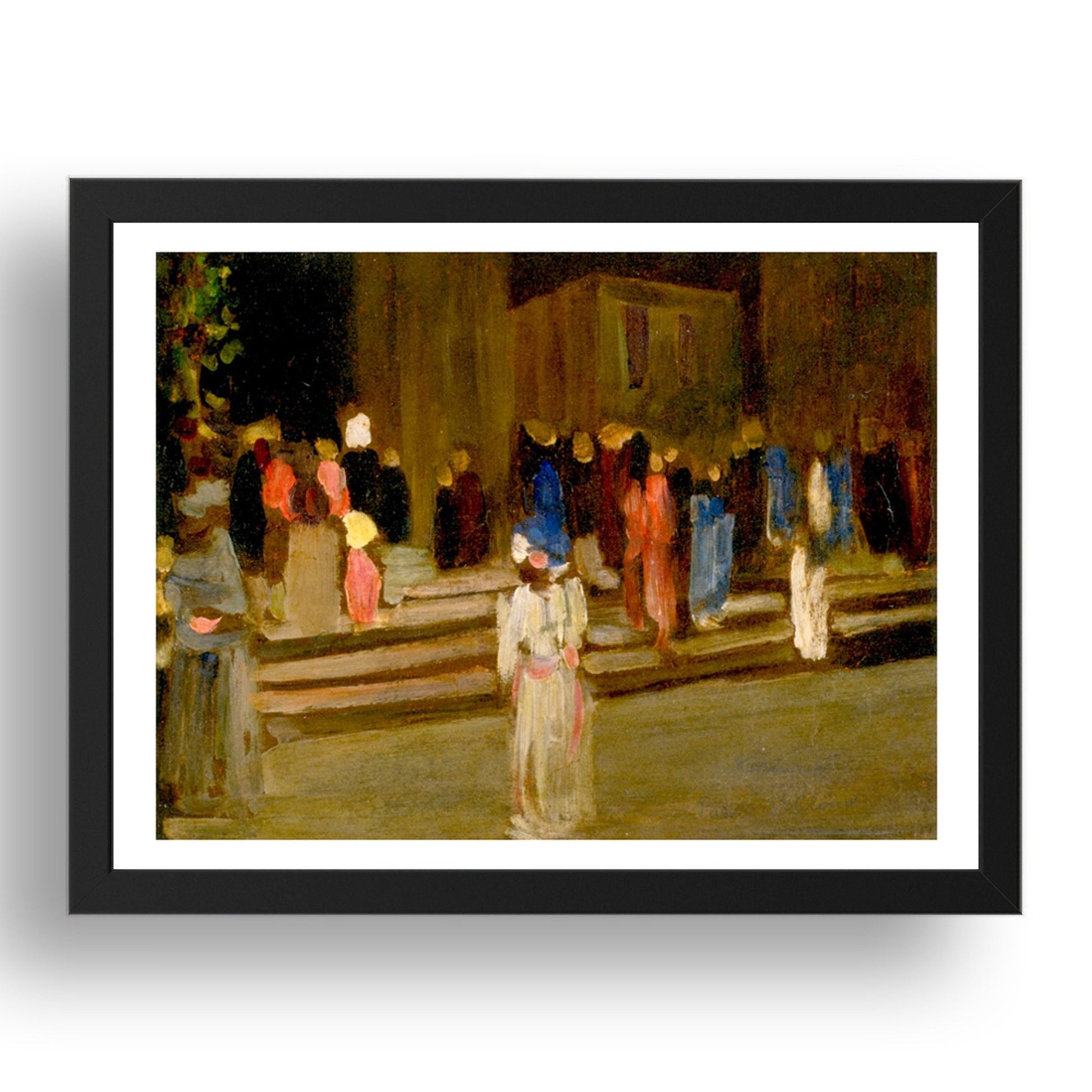 Park of St. Cloud Entrance 1906 by Wassily Kandinsky, 17x13" Frame