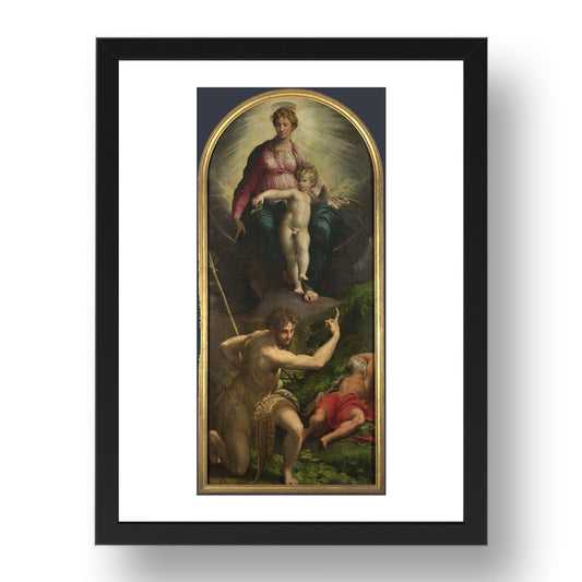 Parmigianino: The Madonna and Child with Saints, Poster in 17x13"(A3) Frame