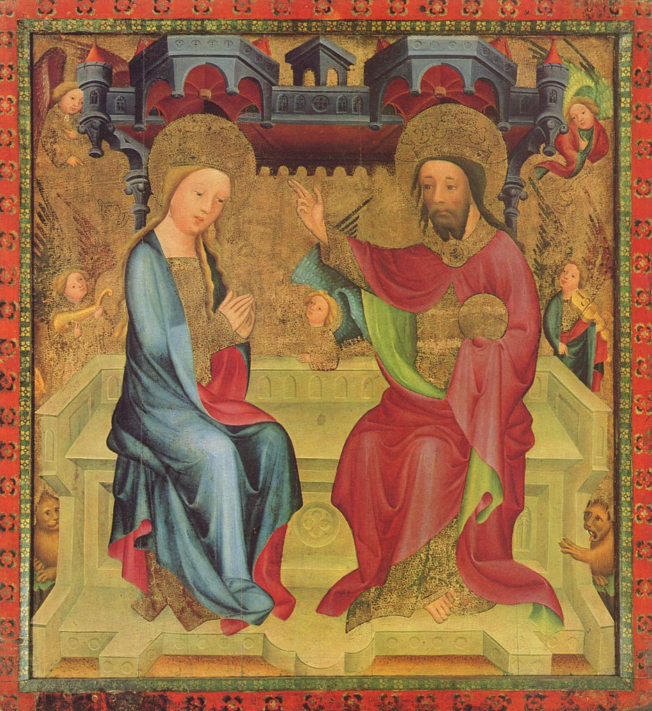 Passion altarpiece, vintage artwork by Master Bertram, A3 (16x12") Poster Print