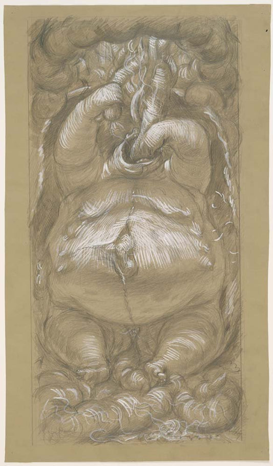 Paul Cadmus - Gluttony, vintage art, modern poster print