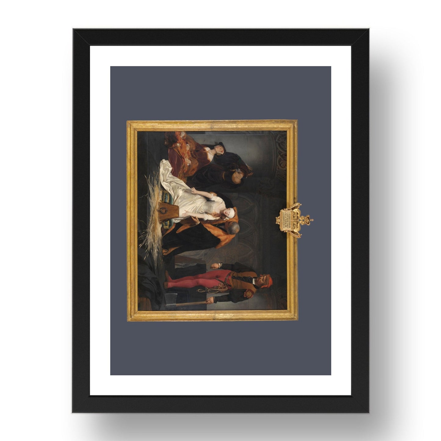 Paul Delaroche: The Execution of Lady Jane Grey7x5, Poster in 17x13"(A3) Frame